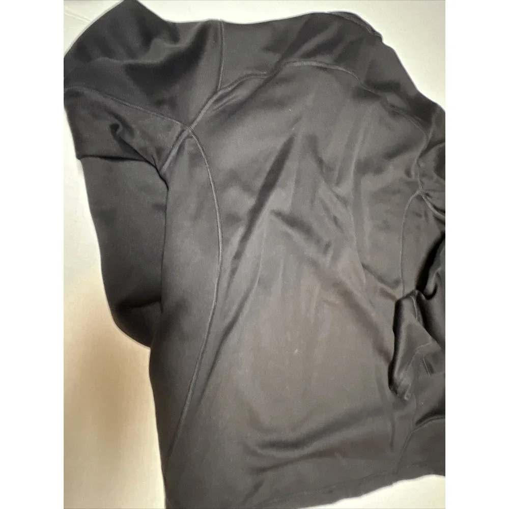 The North Face 1/2 Zip Pullover Open Chest‎ Pocket Men's Medium Black Rn61661
